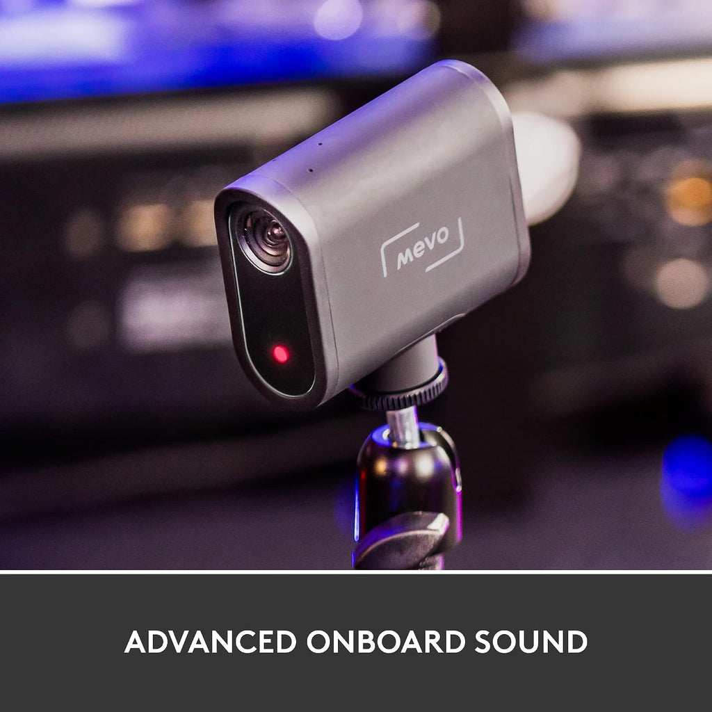Logitech for Creators Mevo Start 3-Pack Wireless Live Streaming Cameras, for Multi-Camera HD Video,App Control and Stream via Smartphone or Wi-Fi