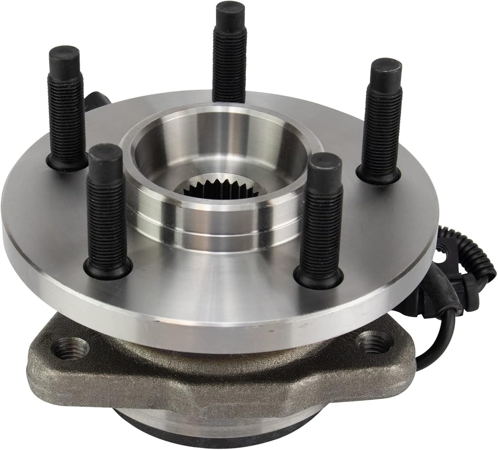 TRQ Front Left and Right Wheel Bearing and Hub Assembly Set 2 Piece Compatible with 10-11 Ford Ranger 4WD 09 Ranger 4WD from 9-14-09 Production Date 03-04 Mazda B4000 SE 05-09 B4000