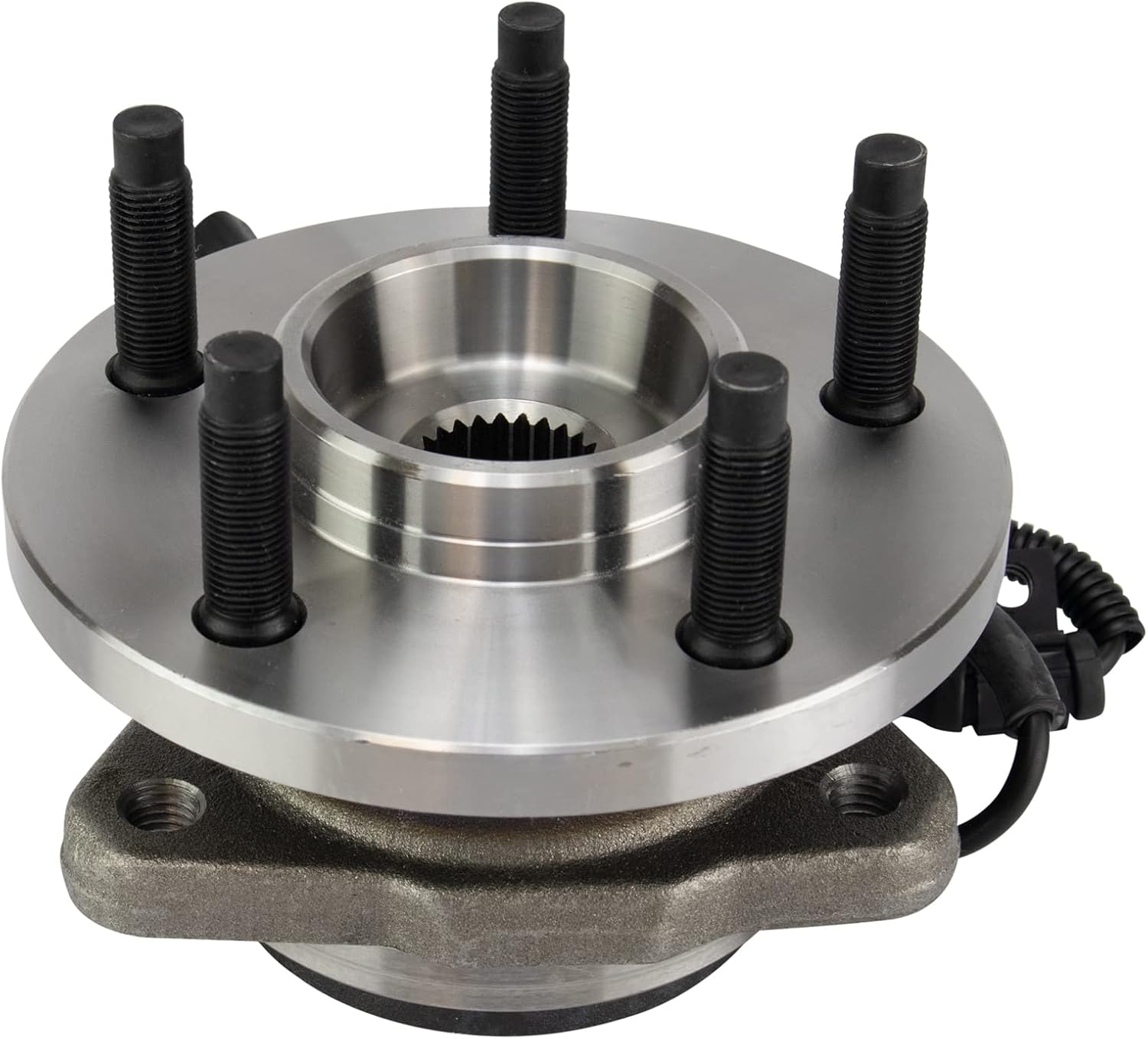 TRQ Front Left and Right Wheel Bearing and Hub Assembly Set 2 Piece Compatible with 10-11 Ford Ranger 4WD 09 Ranger 4WD from 9-14-09 Production Date 03-04 Mazda B4000 SE 05-09 B4000
