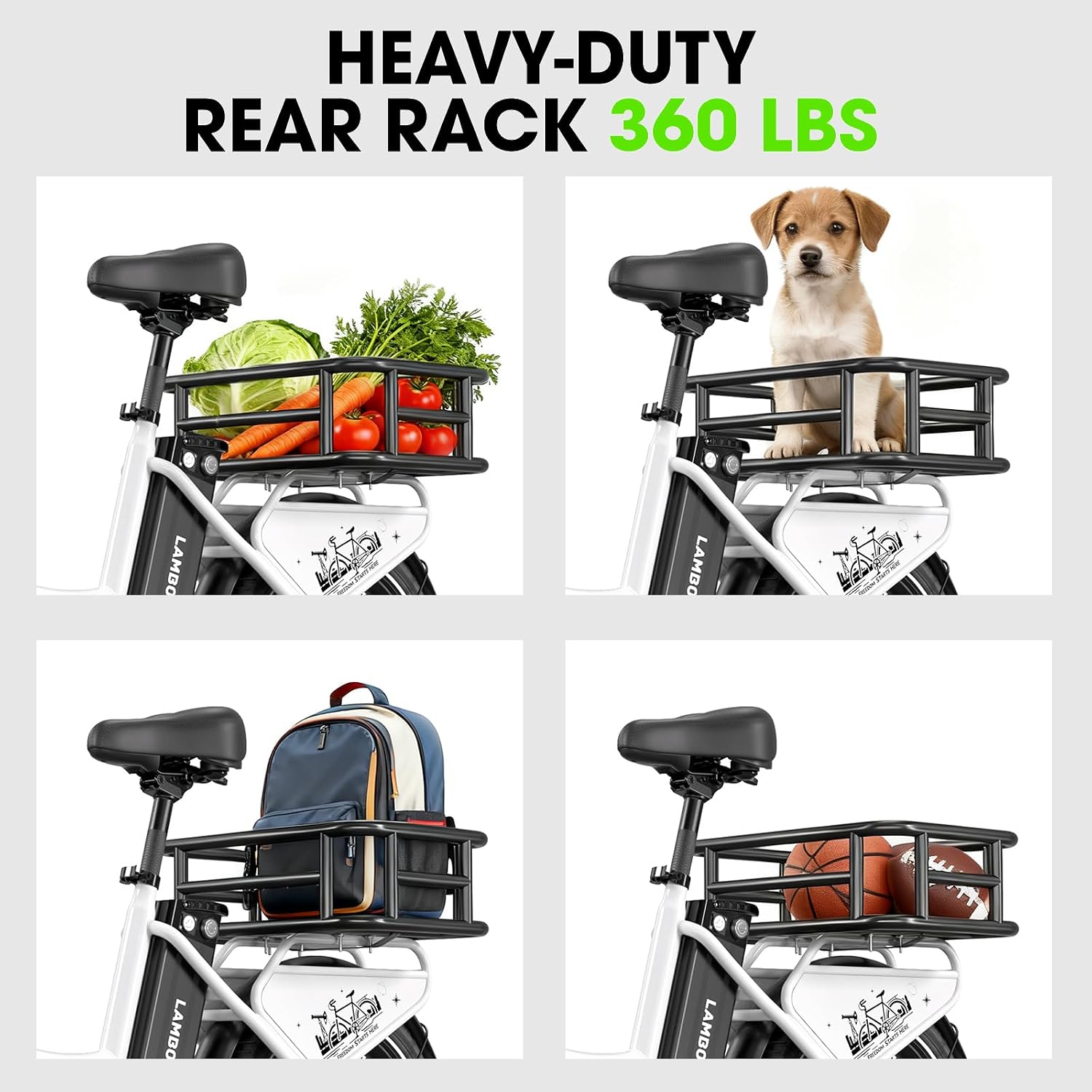 Electric Bike for Adults - 1000W Peak Motor Ebike with 48V15Ah Removable Battery, 20' x 3.0 Fat Tire Step-Thru 7-Speed Commuter Electric Bicycle, Up to 24 MPH, 70 Miles Range, UL 2849 Certified.