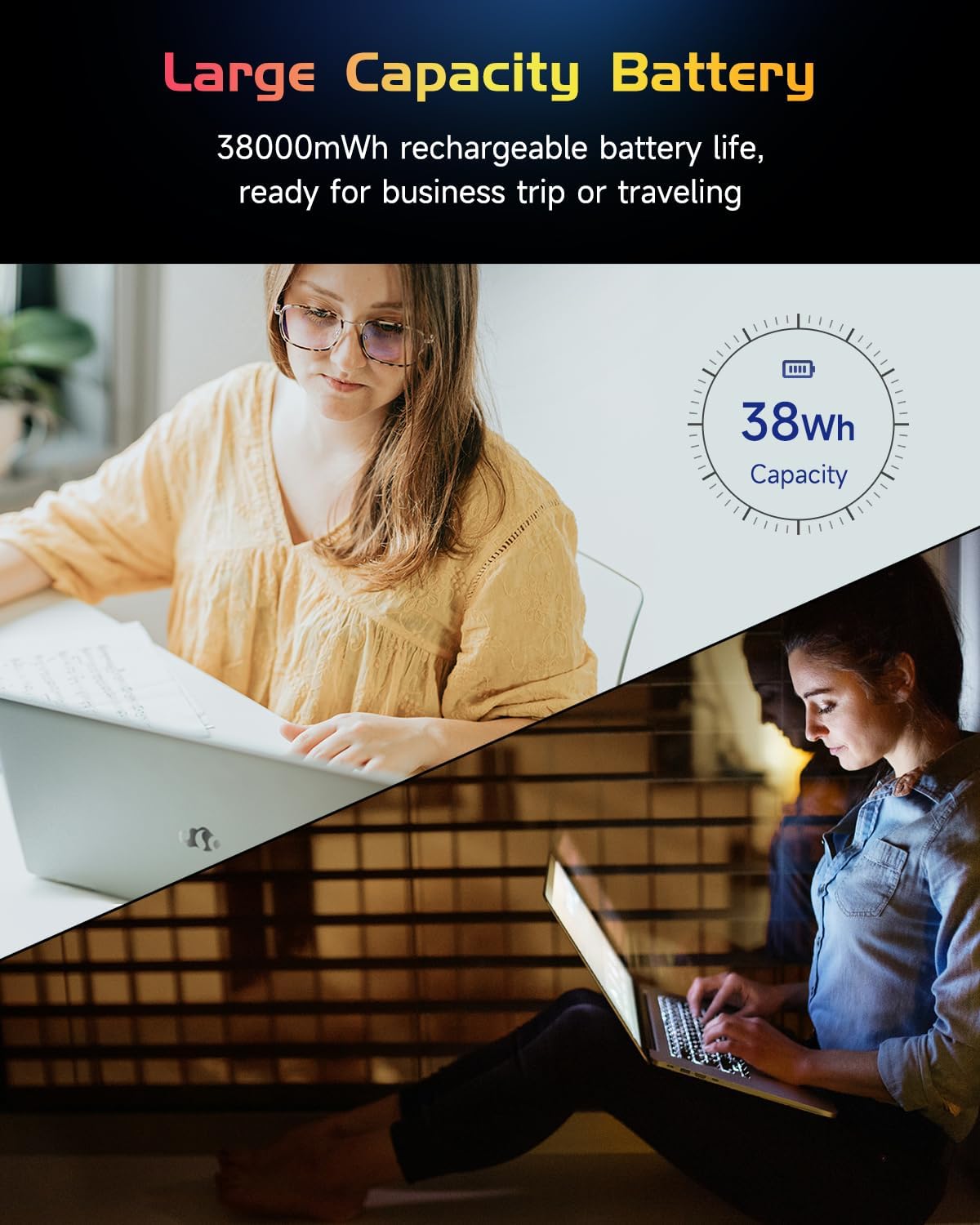 NIMO 15.6 IPS FHD-Laptop, 16GB RAM 1TB SSD Intel Pentium Quad Core N100, Computer with Backlit Keyboard Fingerprint (Beat to i3-1115G4 Up to 3.4GHz) Laptops for Student, Win 11 Sliver