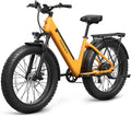 PUCKIPUPPY Electric Bike for Adults 960W Peak, 48V 15AH Removable Battery Electric Bicycle, 28MPH Commuter E-Bike, 7 Speed, Up to 60 Miles,All Terrain 26' Fat Tire Front Suspension, Samoyed