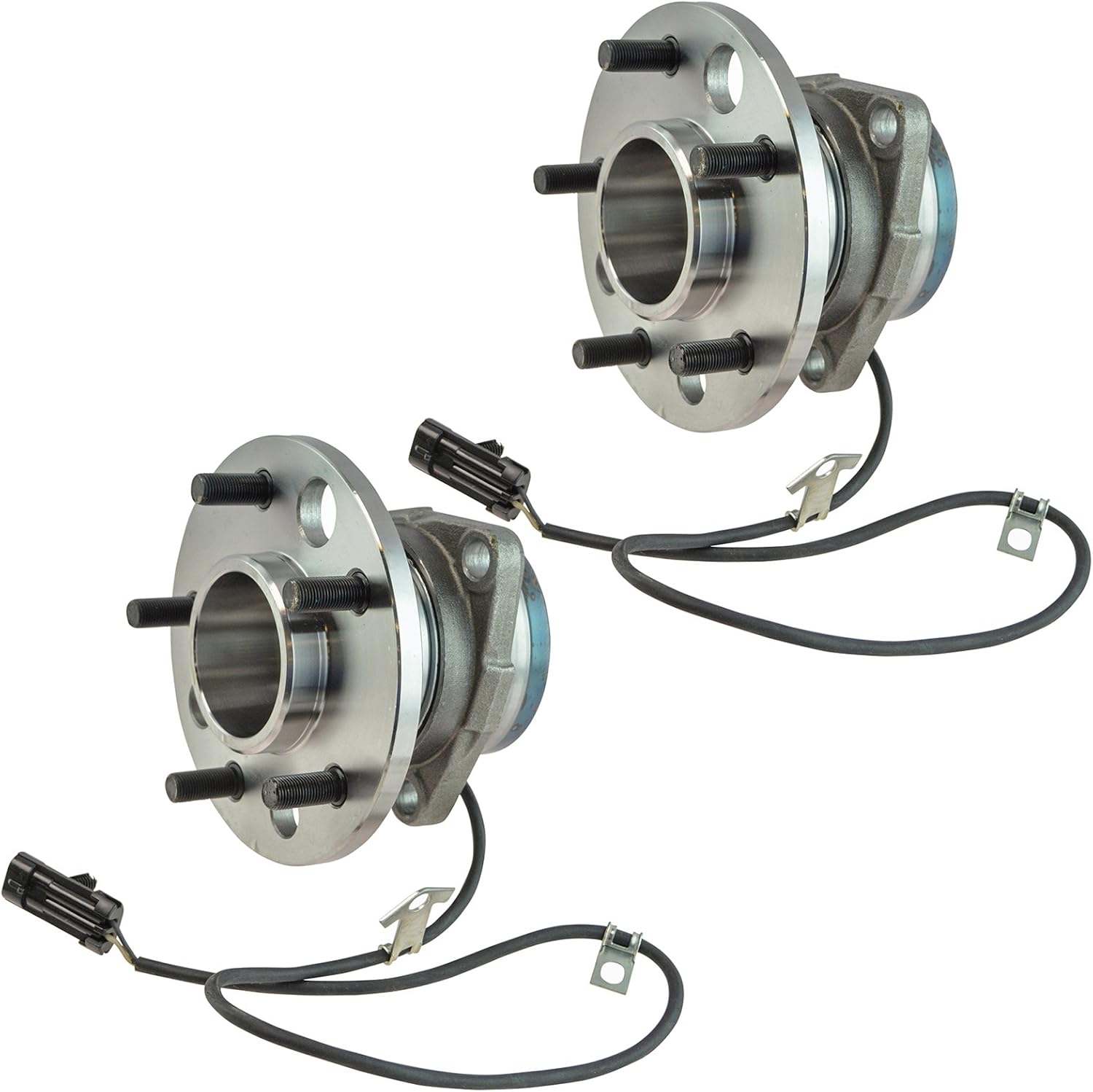 TRQ Front Left and Right Wheel Bearing and Hub Assembly Set 2 Piece Compatible with 1995-2002 Chevrolet Astro All Wheel Drive 1995-2002 GMC Safari All Wheel Drive