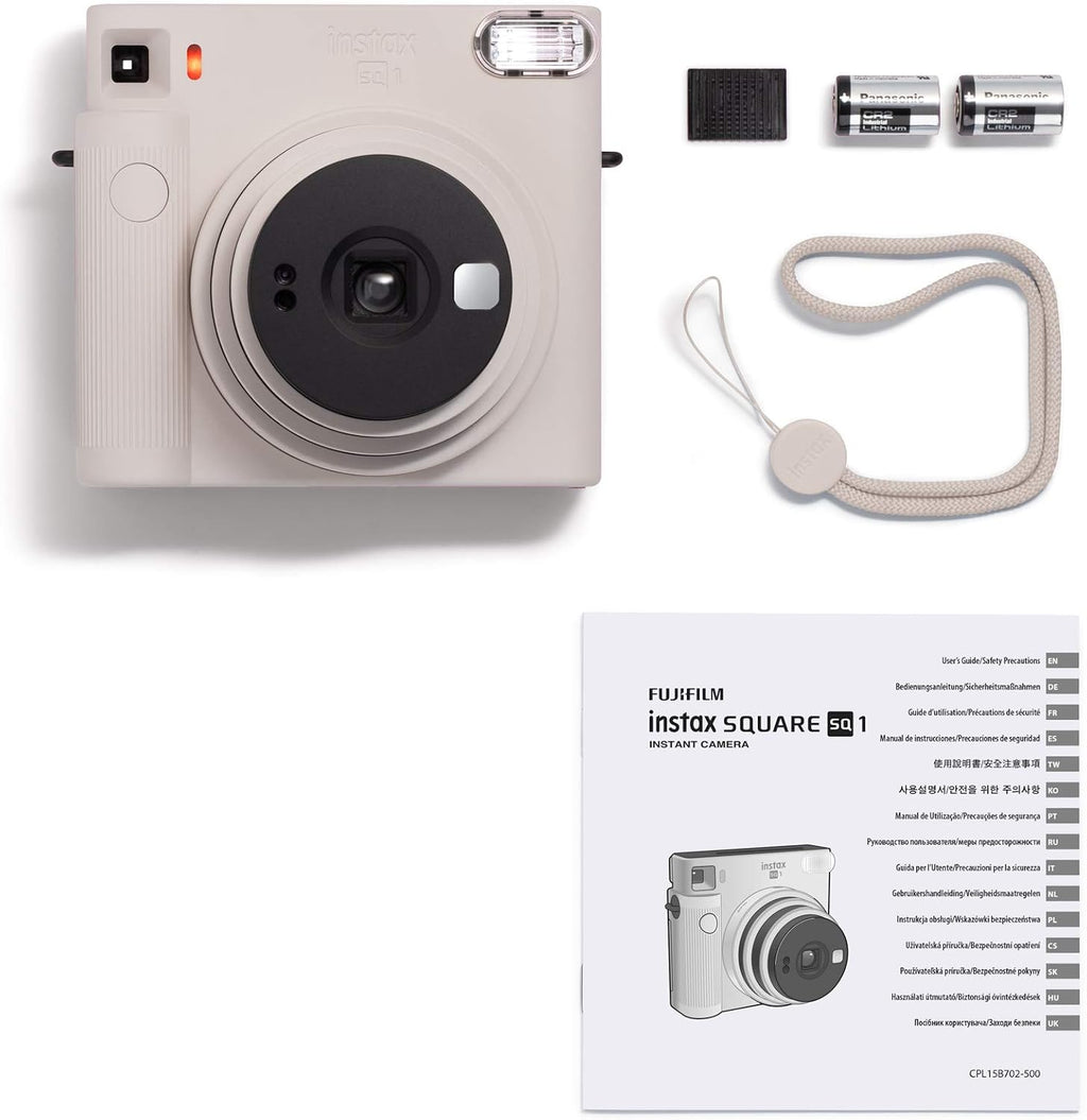 Instax Square SQ1 Instant Camera, Chalk White