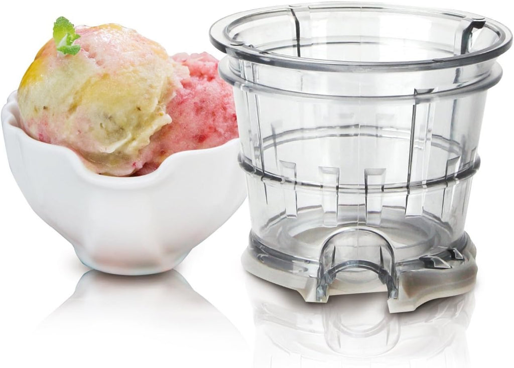 Kuvings Whole Slow Juicer with BPA-Free Components B6000SR Silver- Extra Wide Feed Chute- Reducing prep time by 40%-10 Year Limited Warranty- includes Sorbet and Smoothie Strainer