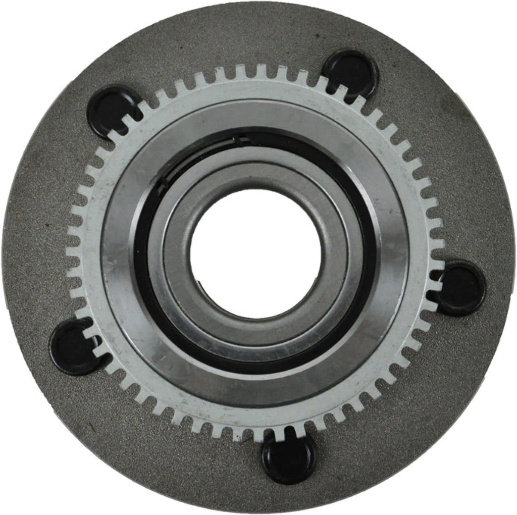 TRQ Front Left and Right Wheel Bearing and Hub Assembly Set 2 Piece Compatible with 2000-2001 Dodge Ram 1500 Rear Wheel Drive