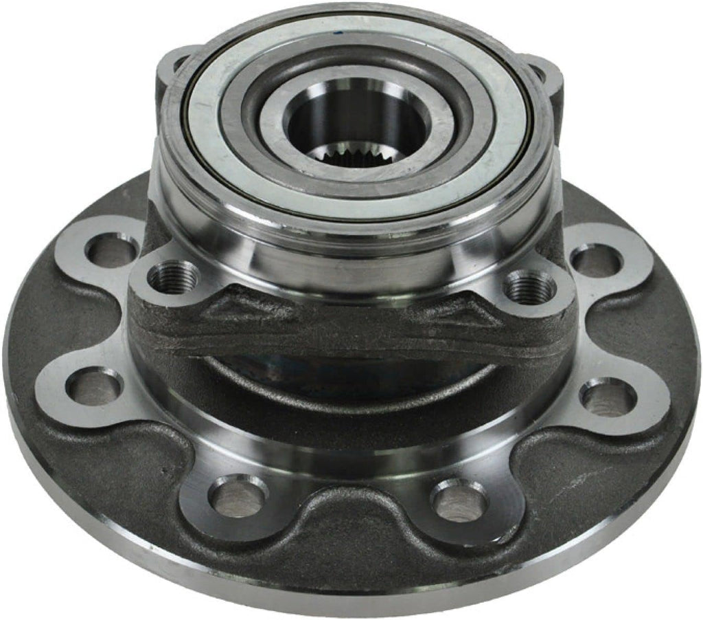 TRQ Front Driver and Passenger Side Wheel Bearing and Hub Assembly Set 2 Piece Compatible with 1994-1999 Dodge Ram 2500 4WD with 2 Wheel ABS Brakes 4 Bolt Flange