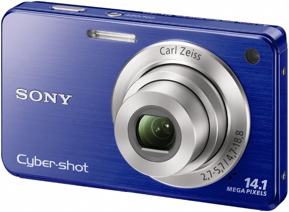 Sony Cyber-Shot DSC-W560 14.1 MP Digital Still Camera with Carl Zeiss Vario-Tessar 4x Wide-Angle Optical Zoom Lens and 3.0-inch LCD (Blue)