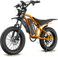 BIGNIU Electric Bike, Ebikes for Adults with Peak 1200W Motor, 20' Fat Tire, 48V 15A Battery, 7-Speed, Dual Disc Brakes E Bike for Off-Road and City Riding Electric Dirt Bike for Adults