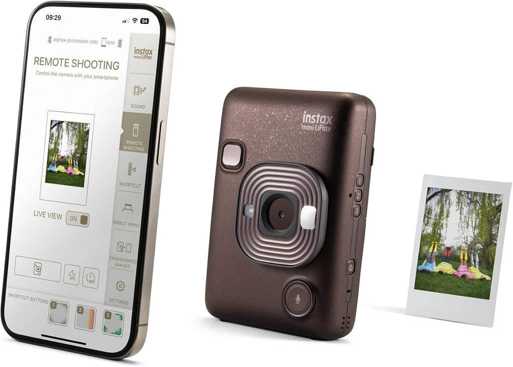 Fujifilm INSTAX Mini LIPLAY Hybrid Instant Camera - Deep Bronze