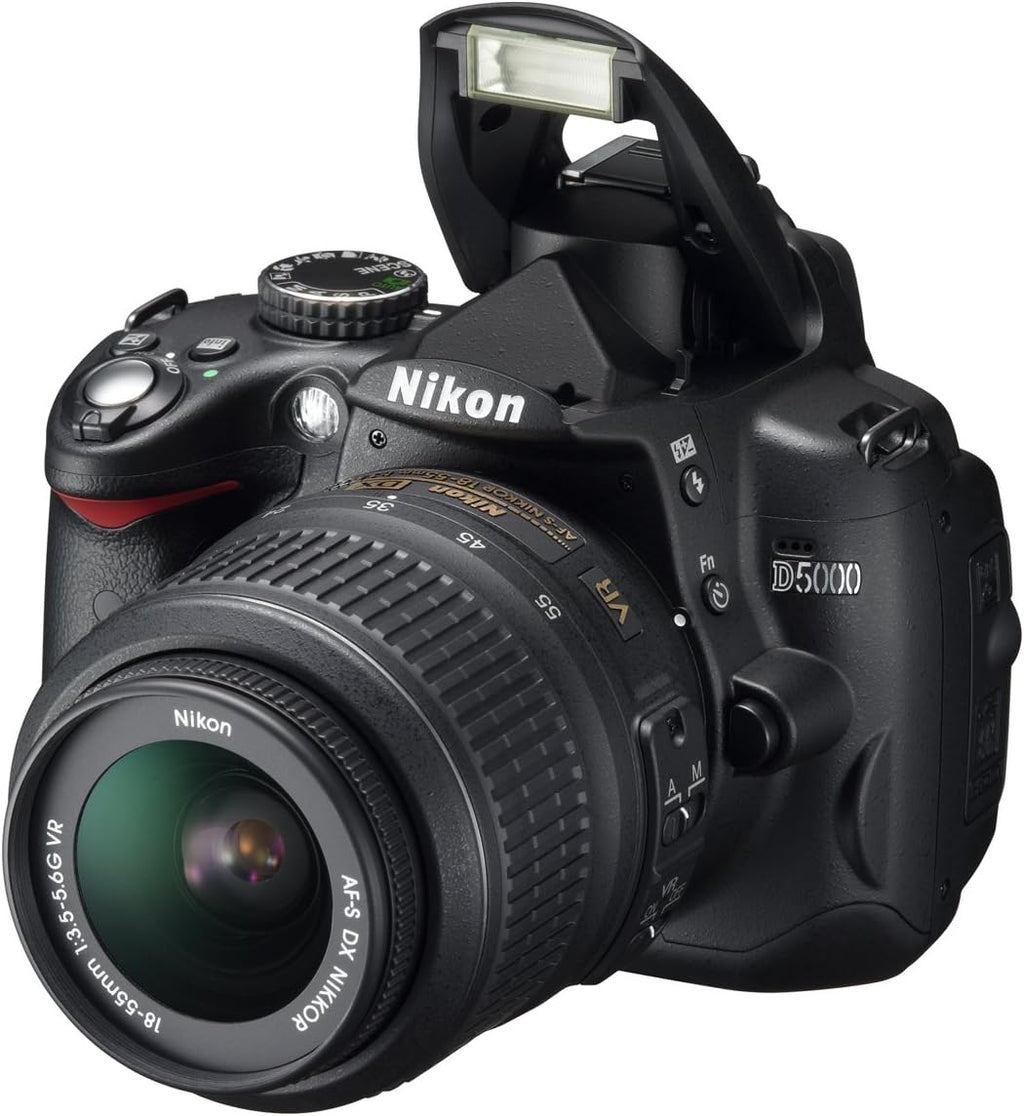 Nikon D5000 12.3 MP DX Digital SLR Camera with 18-55mm f/3.5-5.6G VR Lens and 2.7-inch Vari-angle LCD