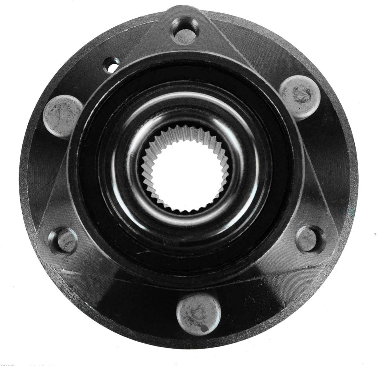 TRQ Front and Rear Wheel Bearing and Hub Assembly Set 4 Piece Compatible with 2008-2017 Buick Enclave 2009-2017 Chevrolet Traverse 2007-2016 GMC Acadia 2017 Acadia Limited 2007-2010 Saturn Outlook