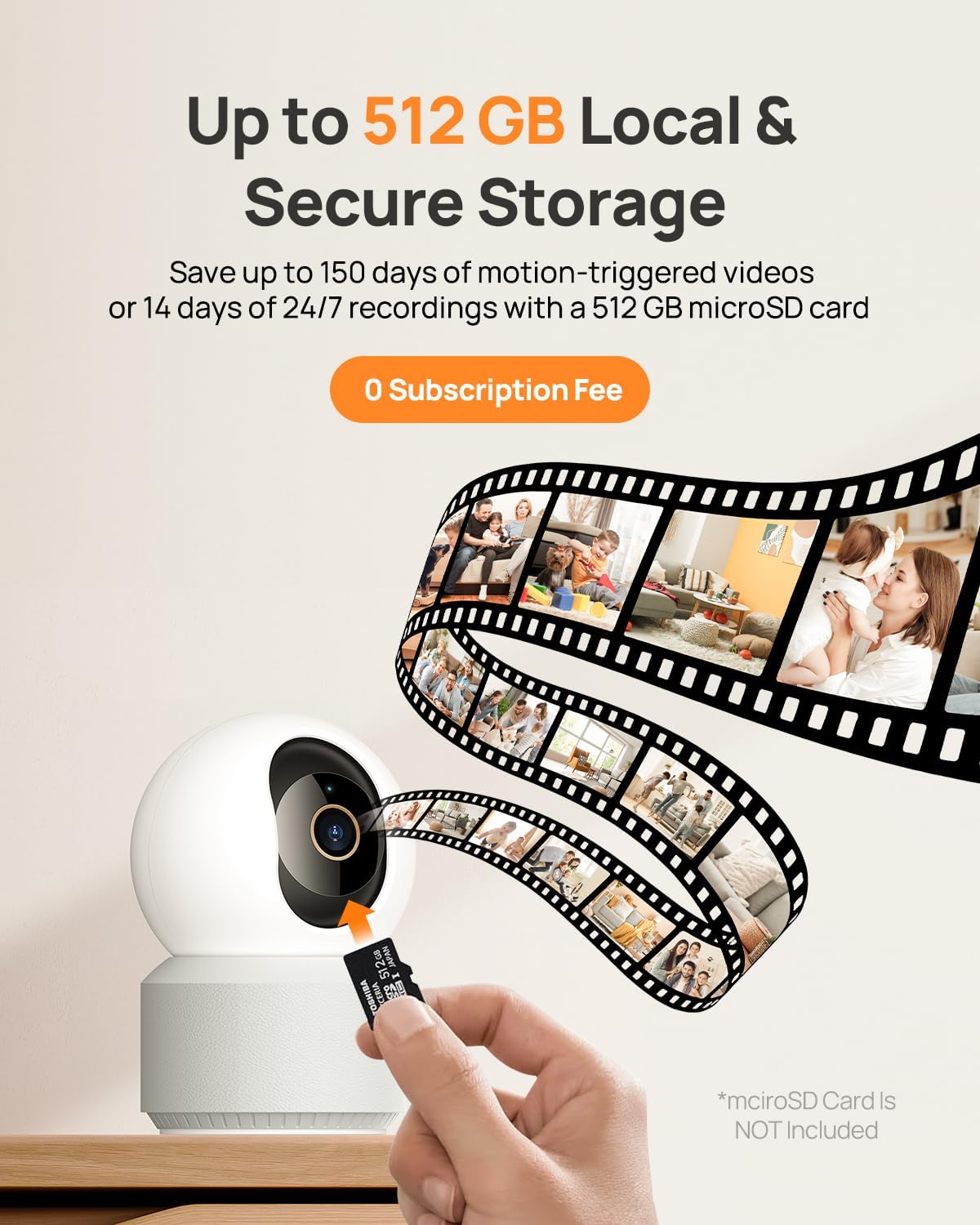 Anona 4K UHD Indoor Camera, Pet/Dog/Baby Security Camera with Phone App, 360°Pan-Tilt, 2.4G/5G Dual-Band Wi-Fi 6, Auto-Tracking, Person/Pet/Baby Crying Detection, Privacy Mode, Two-Way Audio, 4 Pack