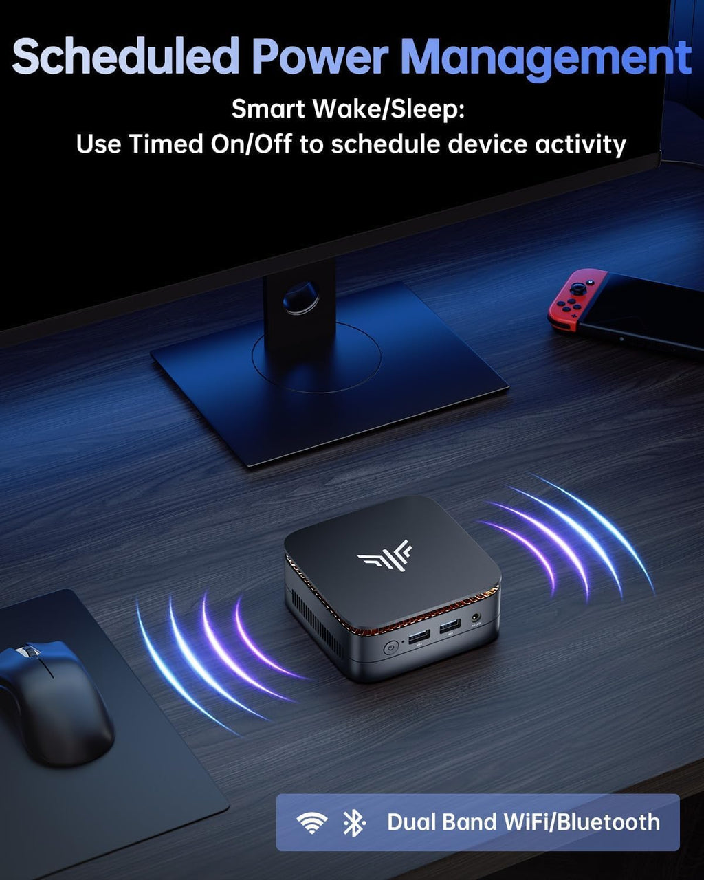 KAMRUI Essenx E1 Mini PC, 16GB DDR4 RAM 1TB M.2 SSD, Mini Computer Twin Lake N150 (Beat N100/N95,up to 3.6GHz), Desktop Computer Dual 4K, Ethernet, WiFi, Bluetooth for Business, Office, Home