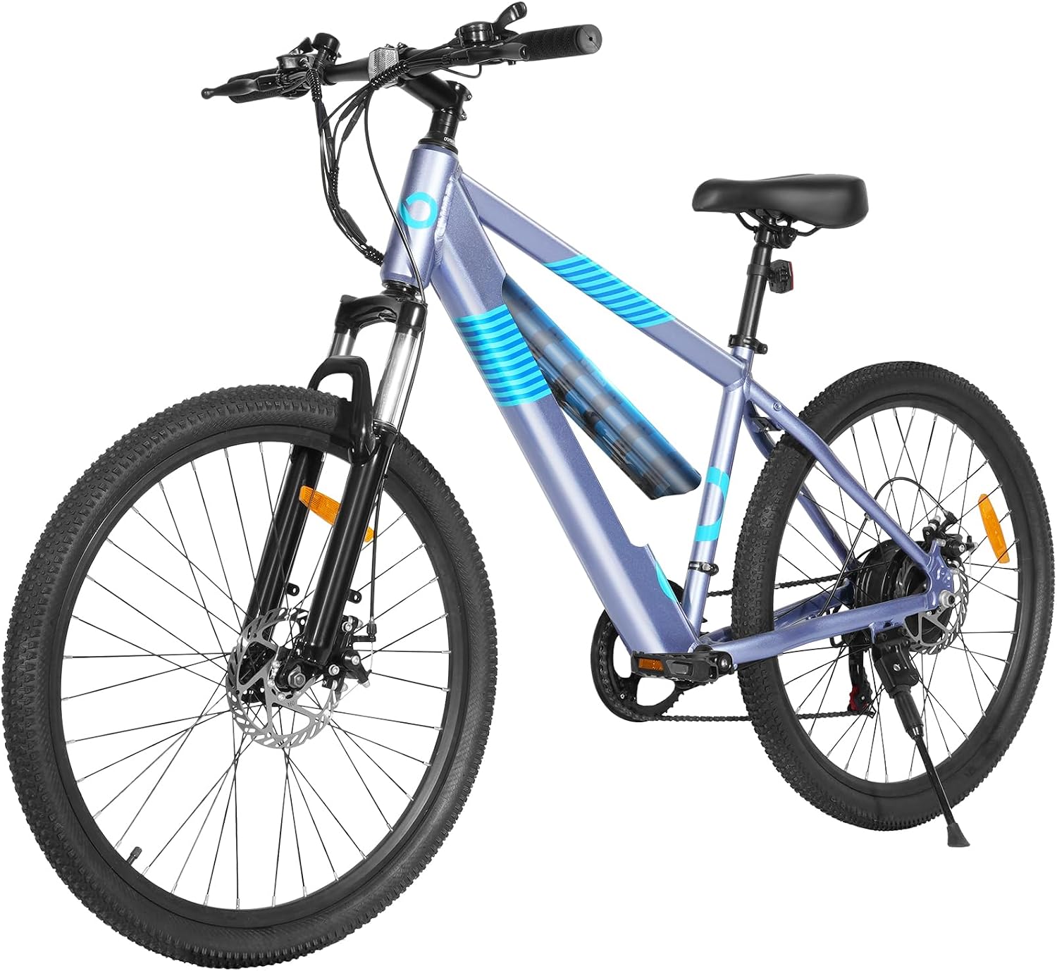 MULTIJOY Electric Bike for Adults,36V Built-in Invisible Removable Battery,350W Brushless Motor(Peak 450W) Electric Mountain Bike,26' Tires&Front Fork Suspension,UL Certified 7-Speed