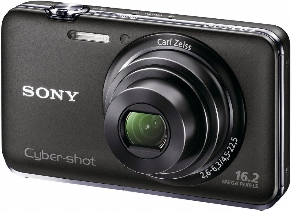 Sony Cyber-Shot DSC-WX9 16.2 MP Exmor R CMOS Digital Still Camera with Carl Zeiss Vario-Tessar 5x Wide-Angle Optical Zoom Lens and Full HD 1080/60i Video (Black)