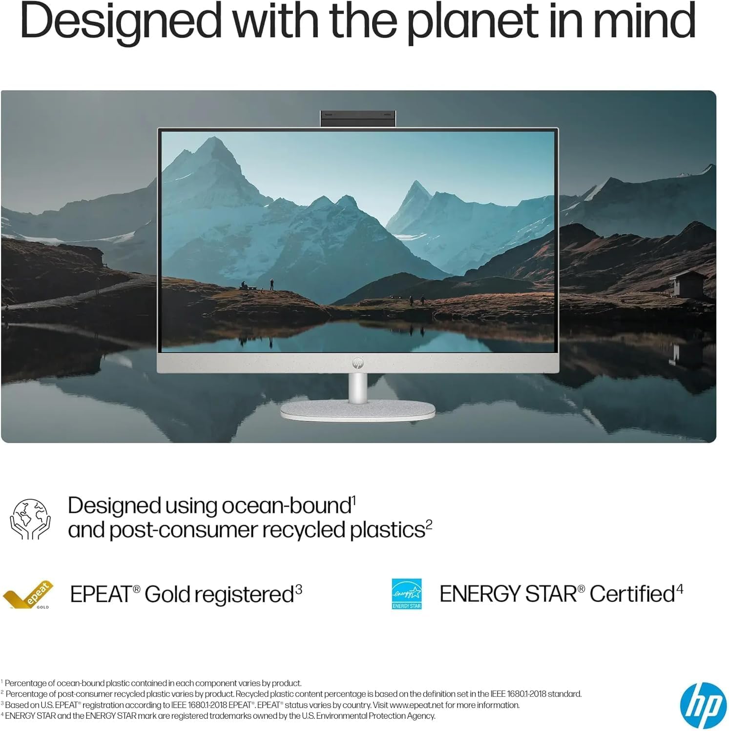 HP 27' Touchscreen AIO Desktop - FHD Anti-Glare Display, Intel Ultra 7 155U (12-Core), Height-Adjustable Stand, FHD IR Camera, Windows 11 Pro, 32GB DDR5 + 1TB SSD