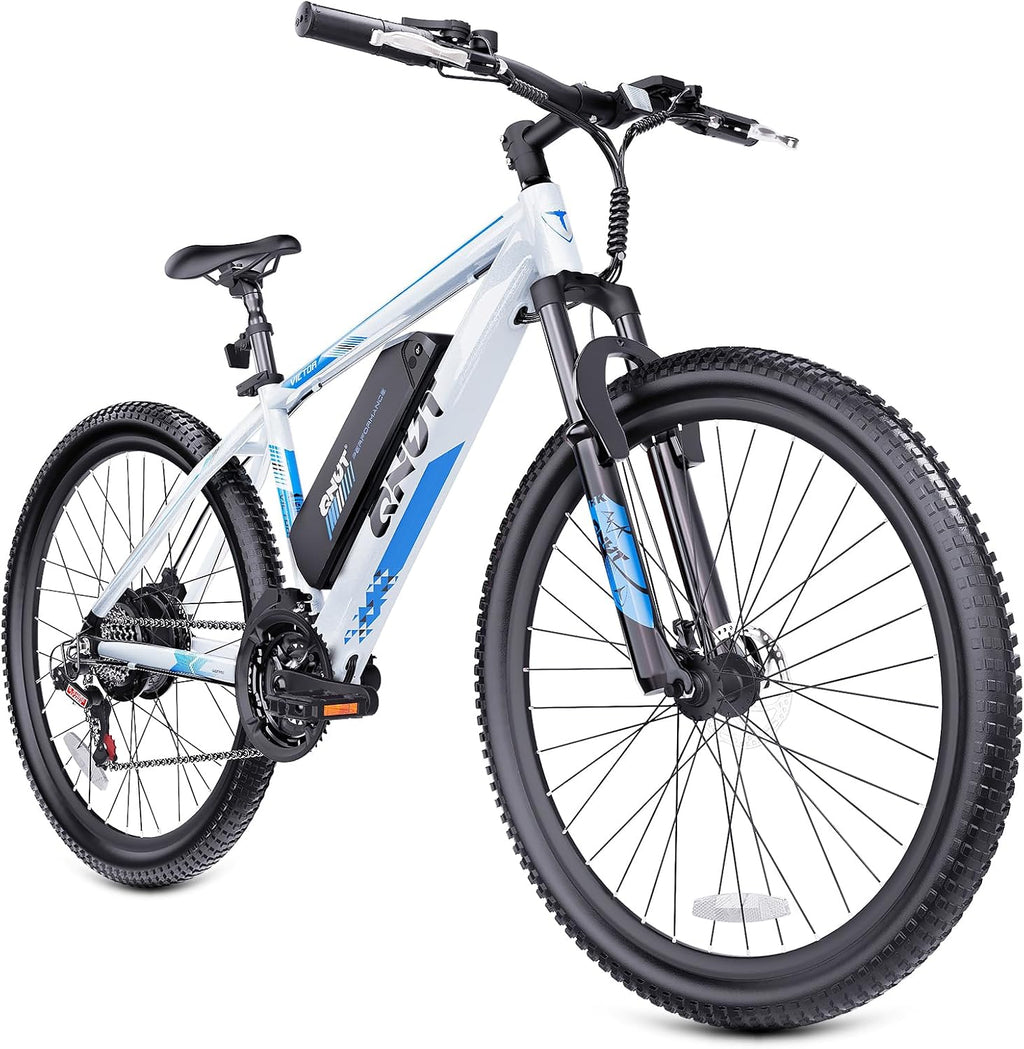 Totem Electric Bike for Adults, 750W Peak 26' Ebike for Men Women Teens with 375WH Babttery 21 Speed 20Mph, Up to 40Miles Front Suspension, Commuting E-Bike Mountain Bicycle