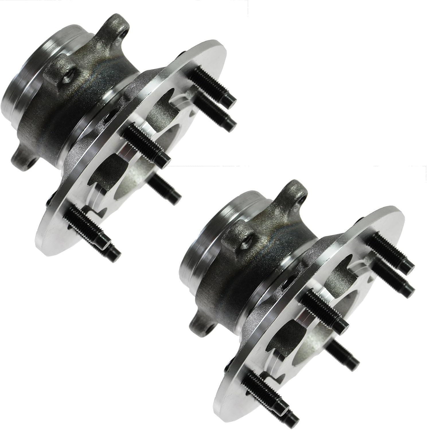 TRQ Front Left and Right Wheel Bearing and Hub Assembly Set 2 Piece Compatible with 2009-2012 Chevrolet Colorado Rear Wheel Drive 2009-2012 GMC Canyon Rear Wheel Drive
