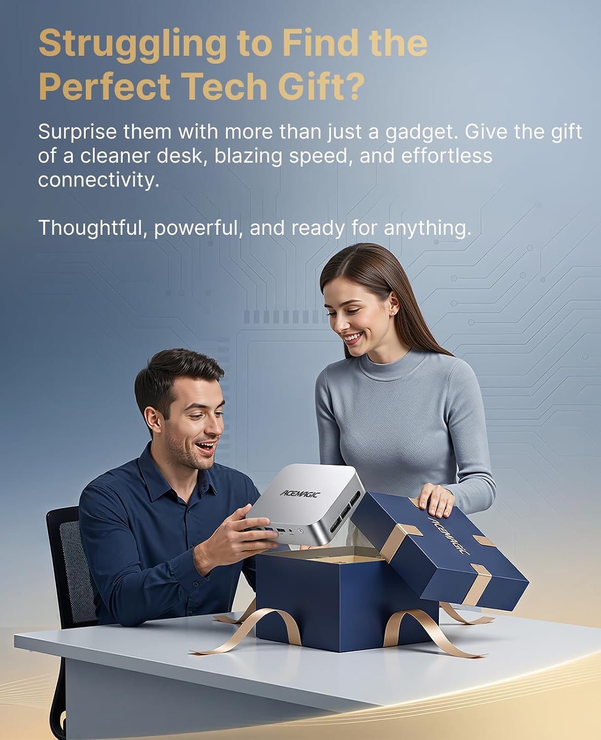 ACEMAGIC Mini PC R2544 -Beat 4300U/3300U, 16GB DDR4 1TB SSD Mini Computers, 28W MAX Small Desktop 4K Triple Display/WiFi/VESA for Home Office Business Education, Preinstalled WIN11 Pro
