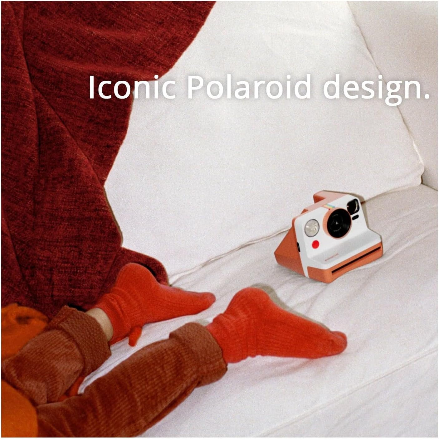 Polaroid Now Generation 3 Analog Instant Camera with Two-Lens Autofocus System (Yellow) Bundle with Film Kit and Polaroid B and W Film for i-Type Cameras (3 Items)