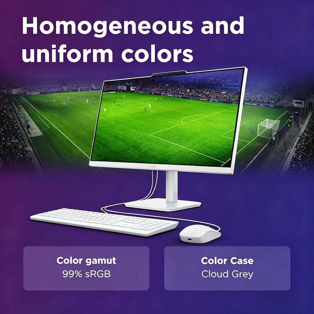 Lenovo 24' FHD All-in-One Desktop Computer - 32GB RAM - 2TB SSD - Intel 13th 8 Cores i3 CPU (Beat 11th i5) - Keyboard and Mouse - Windows 11 - Office 365 for The Web
