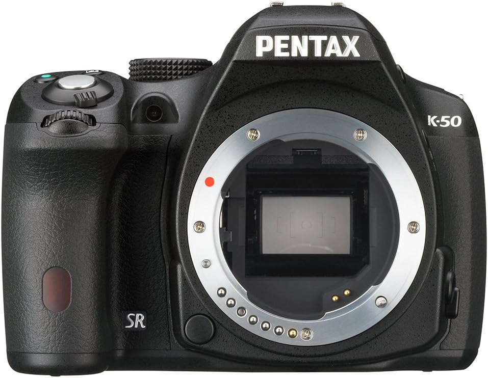 Pentax K-50 16MP Digital SLR Camera with 3-Inch LCD - Body Only (Black)