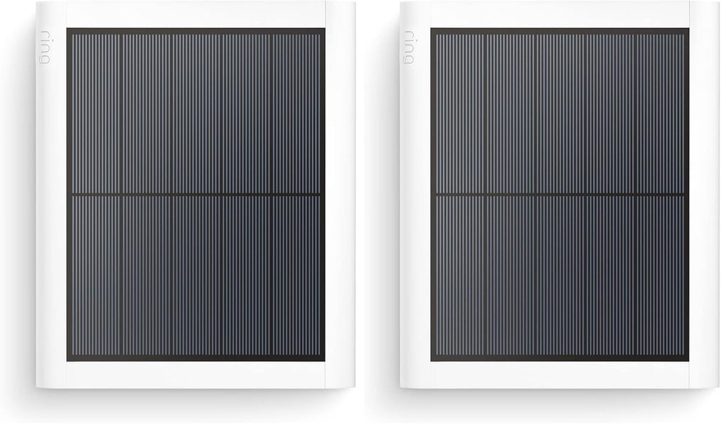 Ring Solar Panel (2nd Generation), 4W for Outdoor Cam (Stick Up Cam), Stick Up Cam Pro, Spotlight Cam Plus, Spotlight Cam Pro - White (Pack of 2)
