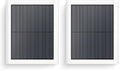 Ring Solar Panel (2nd Generation), 4W for Outdoor Cam (Stick Up Cam), Stick Up Cam Pro, Spotlight Cam Plus, Spotlight Cam Pro - White (Pack of 2)