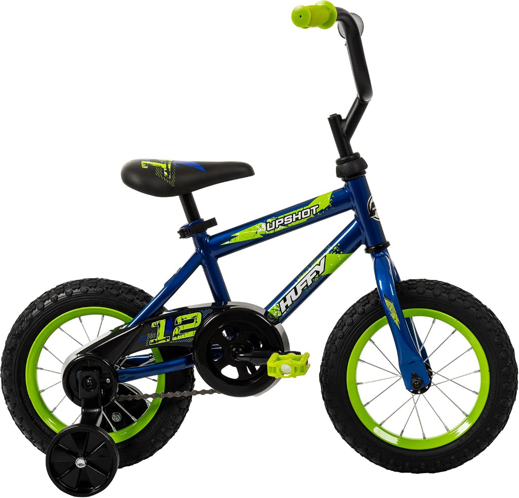 Huffy Upshot 12/16/20 Inch Boy's Bike for Kids, Multiple Color Options Available, Removable Training Wheels, BMX Design, Designed for Growth, Durable Construction, EZ Build Assembly