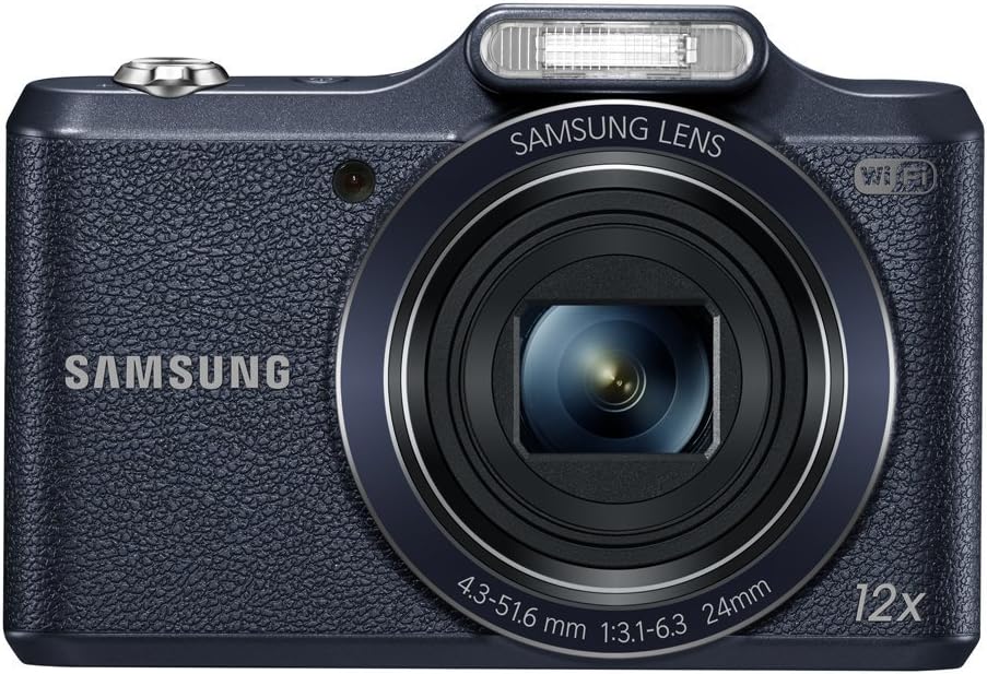 Samsung WB50F 16.2MP Smart WiFi & NFC Digital Camera with 12x Optical Zoom and 3.0' LCD (Black)