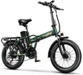 Foldable Electric Bike for Adults, 30+MPH, 48V 20Ah Removable Battery up to 80Miles, 20' Fat Tire Peak 1000W Motor Dirt Ebike Adult Electric Bicycle for City Commute Beach Mountain Adventurous E Bike