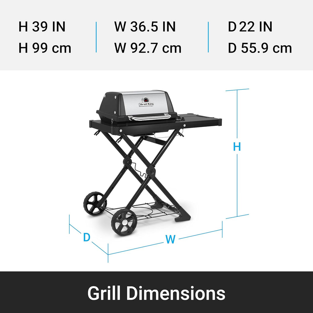Broil King 910854 Porta-Chef AT220-2 Burner Propane Gas Portable Grill