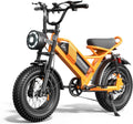 Spacewalk Electric Bike M6 / M7 for Teens/Adults,16' / 20' Ebike,1500W Peak Motor,21.7mph / 27.9mph,48V 15Ah Removable Battery,4X Suspension,50 Miles Pure Electric,70 Miles PAS