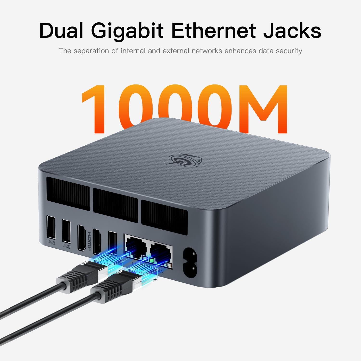 Beelink EQR5 Mini PC, AMD Ryzen 5 5500U(6C/12T, Up to 4.0GHz), Mini Computer 16G DDR4 RAM 500GB NVMe PCIe3.0x4 SSD, Micro PC 4K@60Hz Dual Display Dual HDMI/WiFi6/BT5.2/1000Mbps