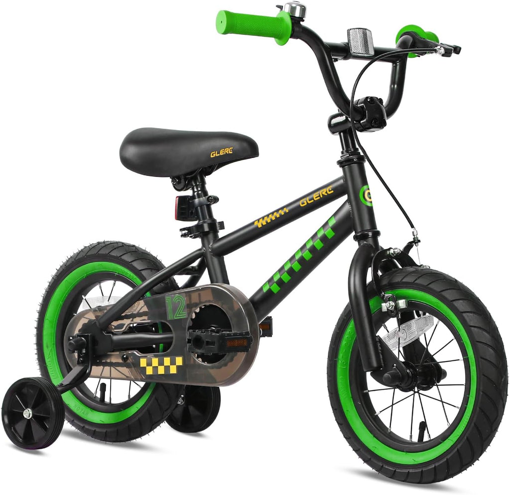 Glerc NuNu 12 14 16 Inch Kids Bike BMX Style for 2-8 Years Old Boys Girls, Toddler Bicycles with Training Wheels & Coaster Brake, Multiple Colors | Toddler Bicycles, Training Wheels, Coaster Brake, Toddler Bicycles, Training Wheels, Coaster Brake