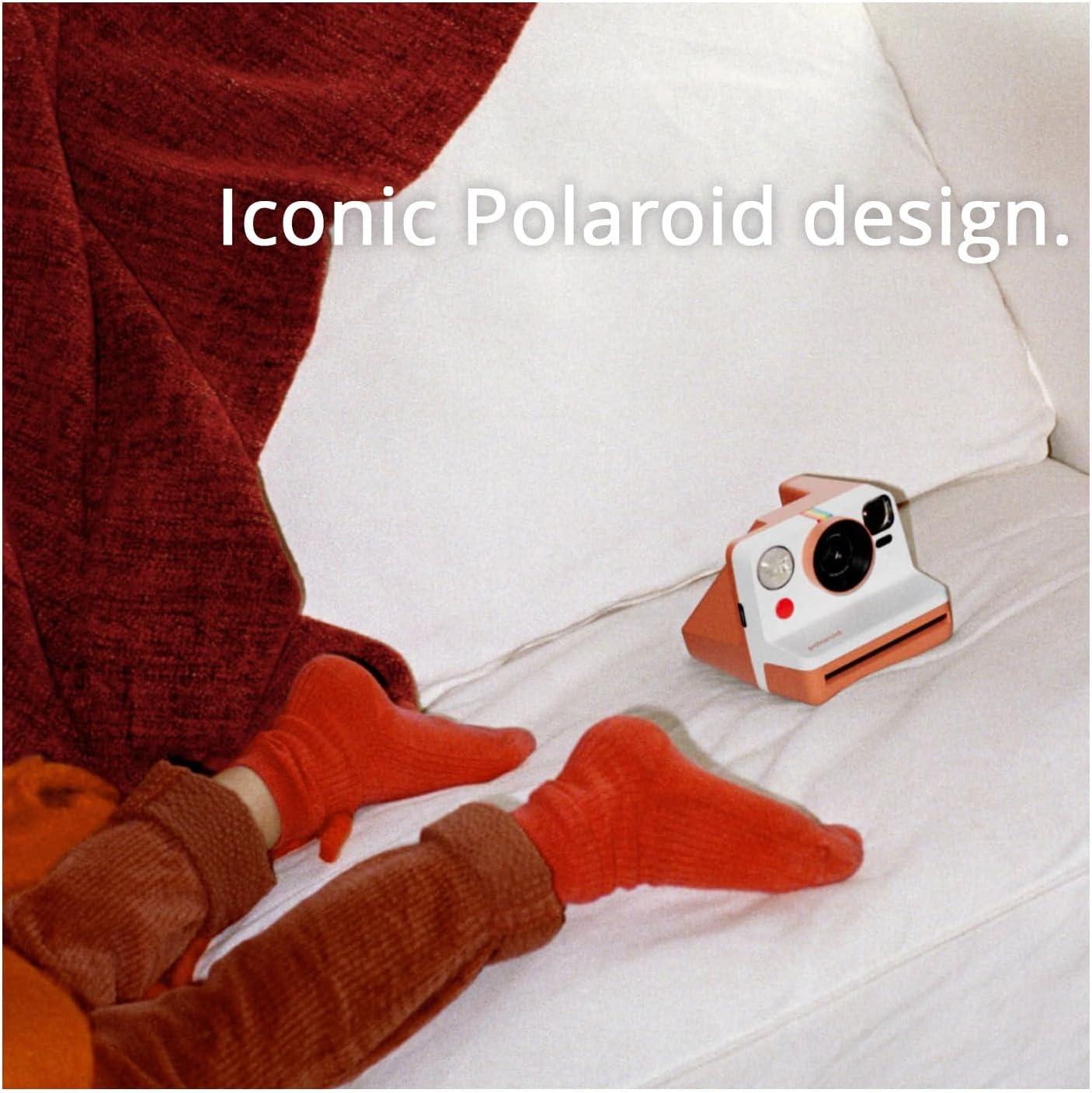 Polaroid Now Generation 3 Instant Camera with Built-in Tripod Mount and Two-Lens Autofocus System (Black) Bundle with Film Kit and Originals Color Instant Film (3 Items)
