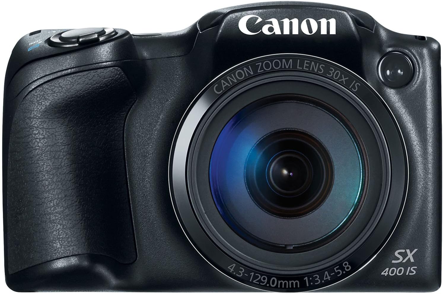 Canon PowerShot SX400 Digital Camera with 30x Optical Zoom Black (Renewed)