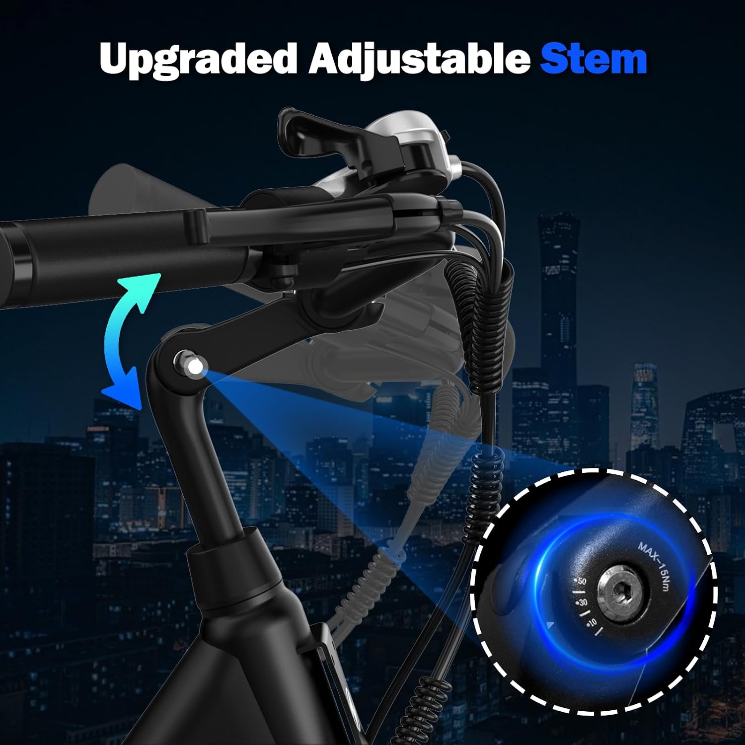 ZDZA Electric Bike for Adults, 1000W Peak Motor, 60 Miles 22Mph Electric Bike, 26' Commuter E Bikes with 48V 10.4Ah Removable Battery, Step-Thru Ebike, Adjustable Stem, 7-Speed & Front Suspension