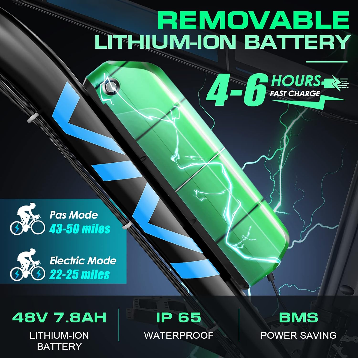 Vivi Electric Bike for Adults, Peak 750W Ebike 26' Electric Mountain Bike, 20MPH Adult Electric Bicycles Commuter Ebike with 48V Battery, Up to 50 Miles, 21 Speed, SGS Certified to UL2849
