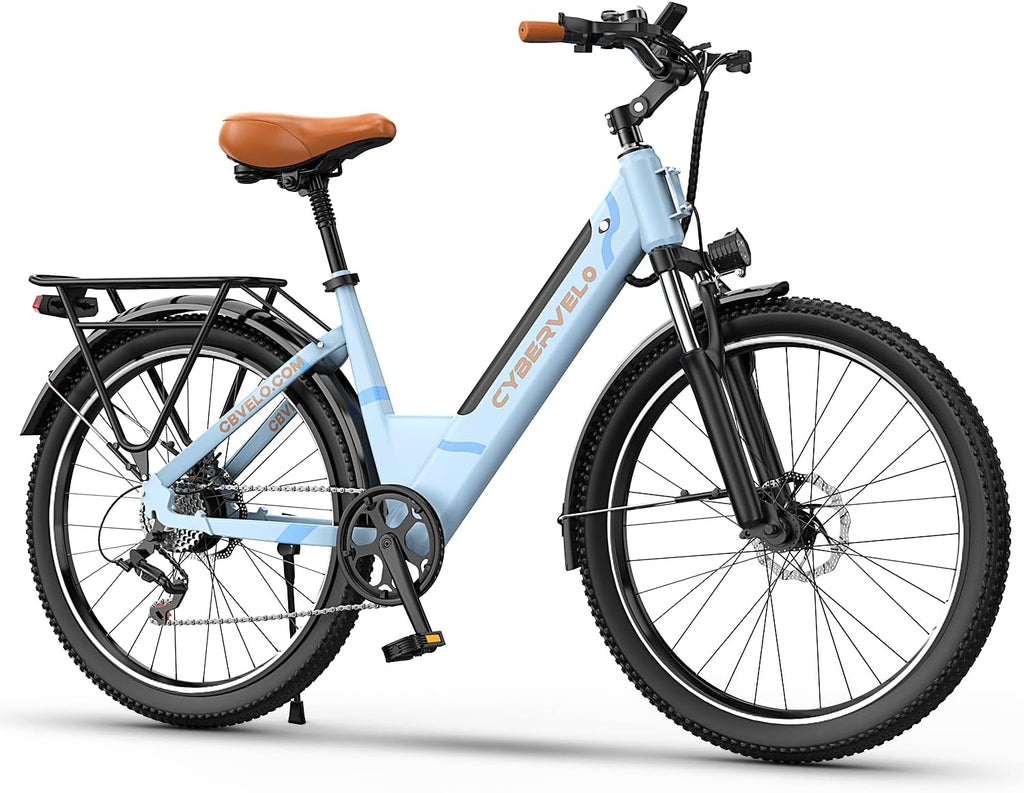 YorkE 26' Electric Bike for Adult,1000W Peak, up 80 Miles Removable Battery Ebike,Adult Electric Bicycles for All Terrain,Men Women E Bike, 7-Speed