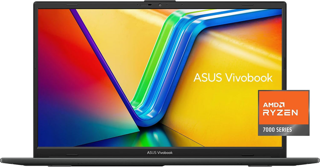 ASUS Vivobook Go 15.6' FHD Slim Laptop, AMD Ryzen 3 7320U Quad Core Processor, 8GB DDR5 RAM, 128GB SSD, Windows 11 Home, Fast Charging, Webcam Sheild, Military Grade Durability, Black, E1504FA-AS33