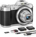 4K Retro Vintage Digital Camera: 64MP Retro 3' IPS Screen Camera with 6X Optical Zoom, WiFi Transfer Autofocus Rechargeable for Travel Vlogging and Gifts