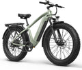 QRONGE Electric Bike for Adults 1800W Peak, 26' Fat Tire Ebike, Adult Electric Bicycles, 28MPH(PAS Mode) Electric Mountain E Bike, Up to 70 Miles, 7 Speed, Fenders, Rear Rack