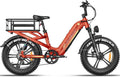 FREESKY 2026 Upgraded Rocky Pro Torque Sensor Electric Bike for Adults, 48V 25Ah Samsung Cells Battery, 105 Miles Range, 33MPH Fat Tire Step-Thru E Bike, 20' Full Suspension Cargo Bicycles, 8-Speeds
