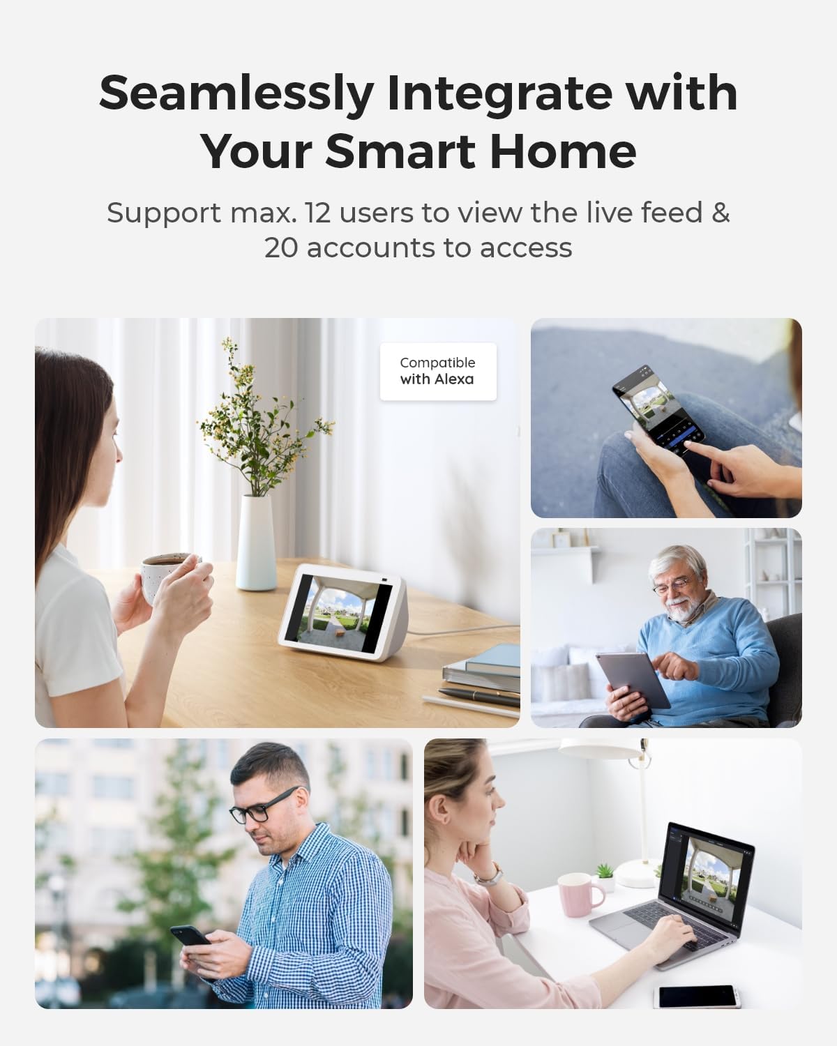 REOLINK 2K Battery Video Doorbell Camera, 150°x150° Head-to-Toe View, 2.4/5 GHz WiFi, Local Storage, No Monthly Fee, Two-Way Talk, Person/Vehicle/Package Detection(Chime not Included)