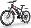 GOCIO 500W Electric Bike 26' Mountain Bicycle Adults Cruise Control Pedal Assist 48V 375Wh Battery 21-Speed E-Bike UL2849