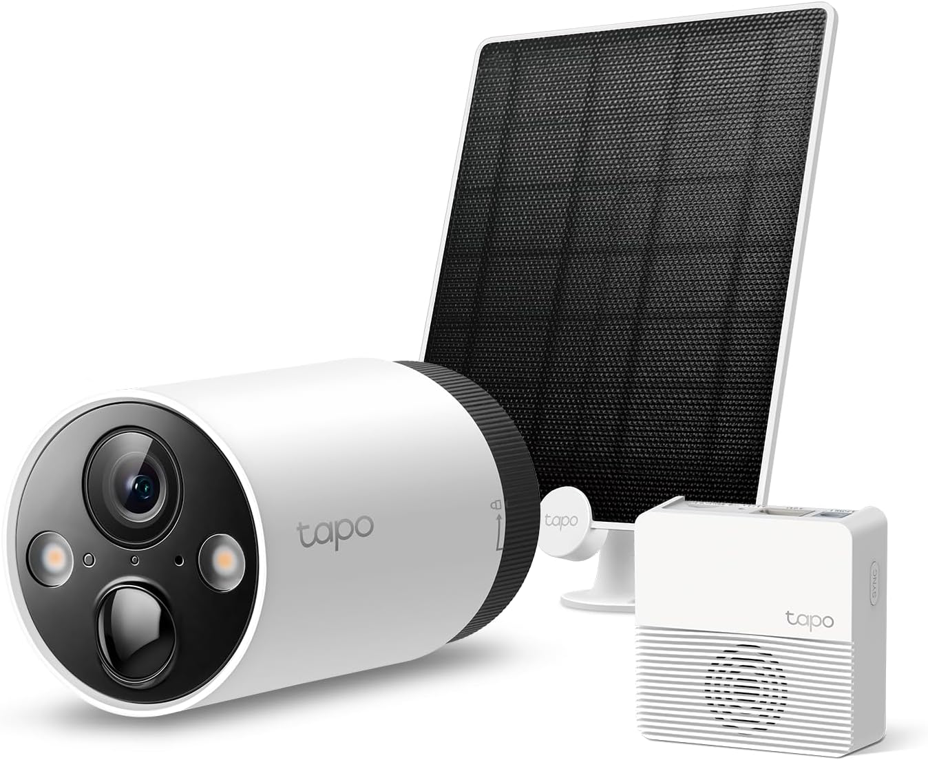 TP-Link Tapo Outdoor Wireless Camera with Solar Panel Bundle: Outdoor Wireless Camera C420S1 + Solar Panel A200 (2K QHD, Color Night Vision, Starlight Sensor, Works w/Alexa & Google Home)