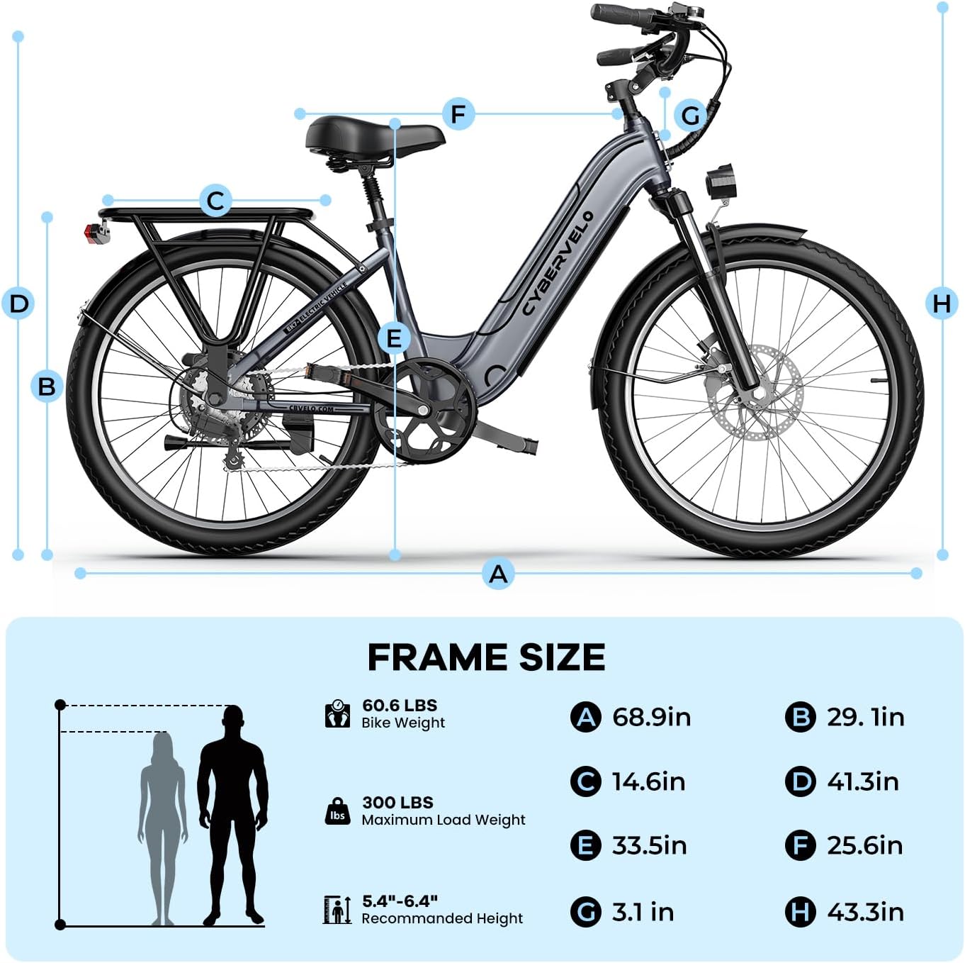 1000 Peak Electric Bike for Adults,up 80 Miles Removable Battery Ebike, 26' Electric E Bike with 7-Speed,Adult Electric Bicycles for Commute Beach Snow White Womens All Terrain