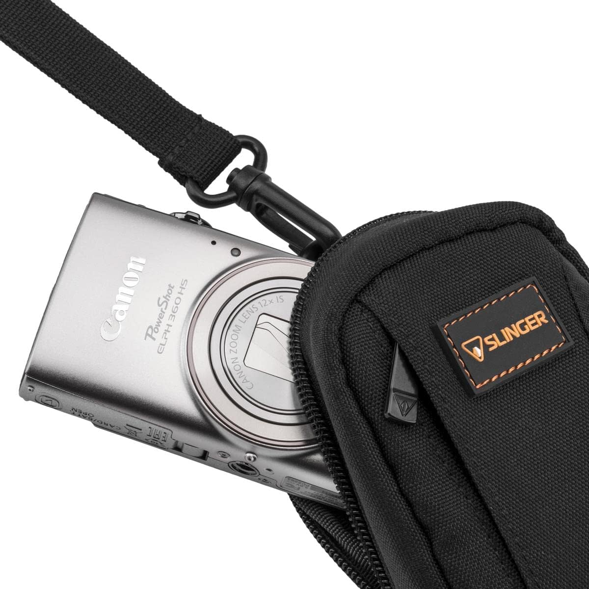 KODAK PIXPRO FZ55-BK 16MP Digital Camera 5X Optical Zoom 28mm Wide Angle 1080P Full HD Video 2.7' LCD Vlogging Camera. Bundle with SD Card and Camera Bag, Kodak 1-Year Limited Warranty (Black)
